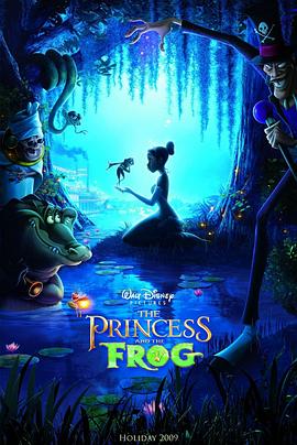 公主与青蛙的迪士尼动画片
